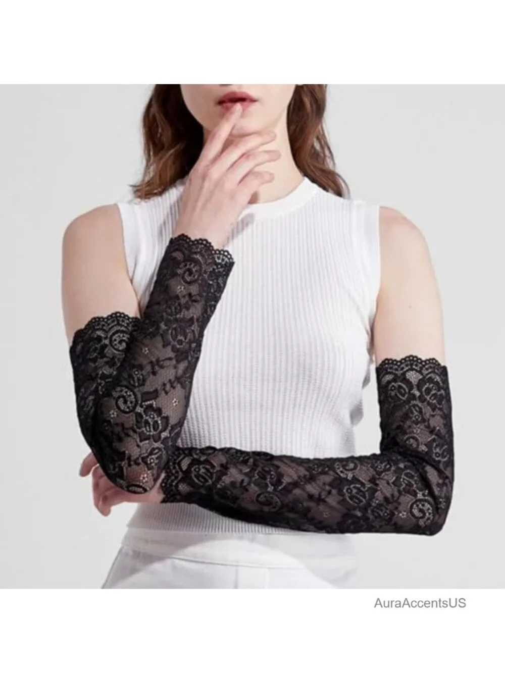 Lace Arm Sleeves for Wedding Tea Party Dress